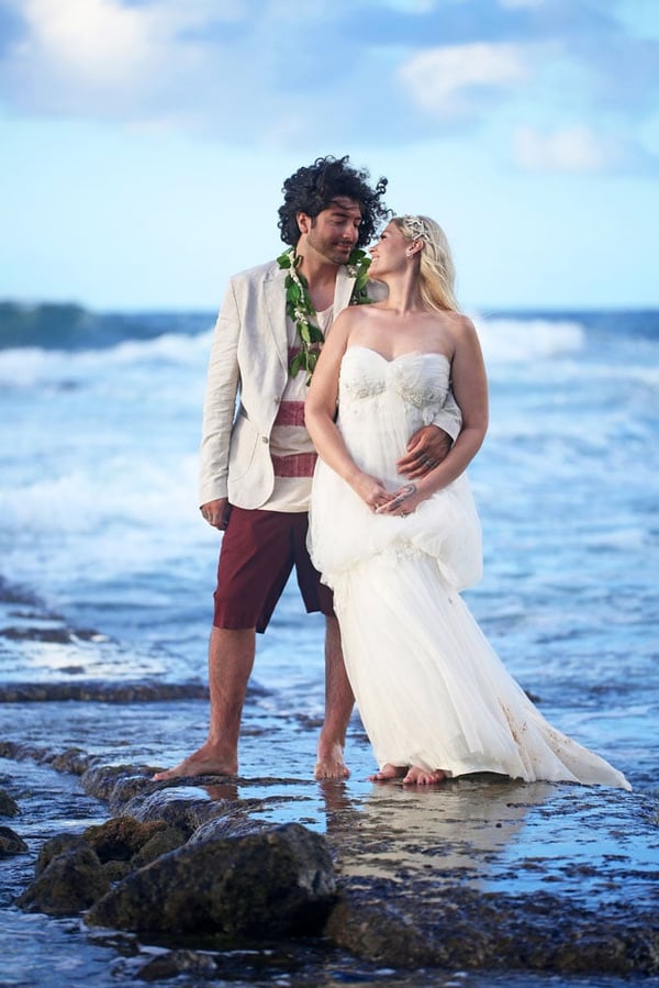 Sandy Beach Hawaii Wedding Location