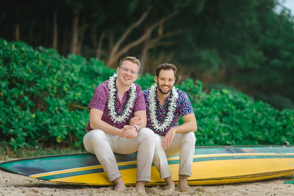 Hawaii-Same-Sex-Wedding-Couple