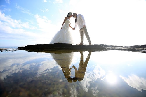 Heaven's Point Wedding Couple