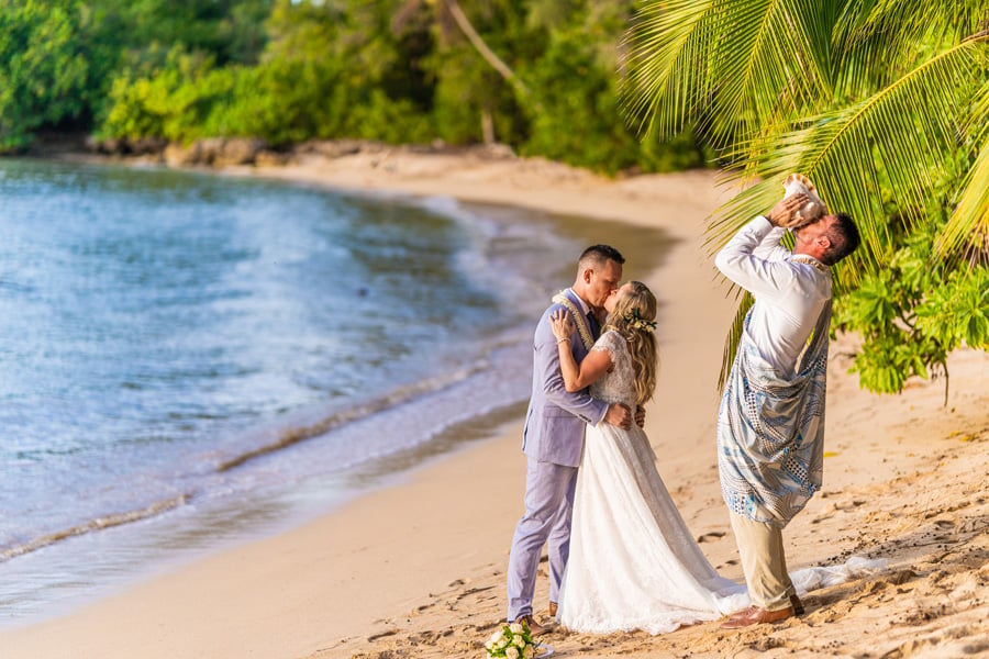 Kawela Bay North Shore Hawaii Wedding 06