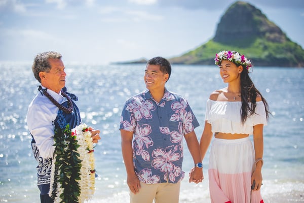 Kualoa Beach Wedding on Oahu
