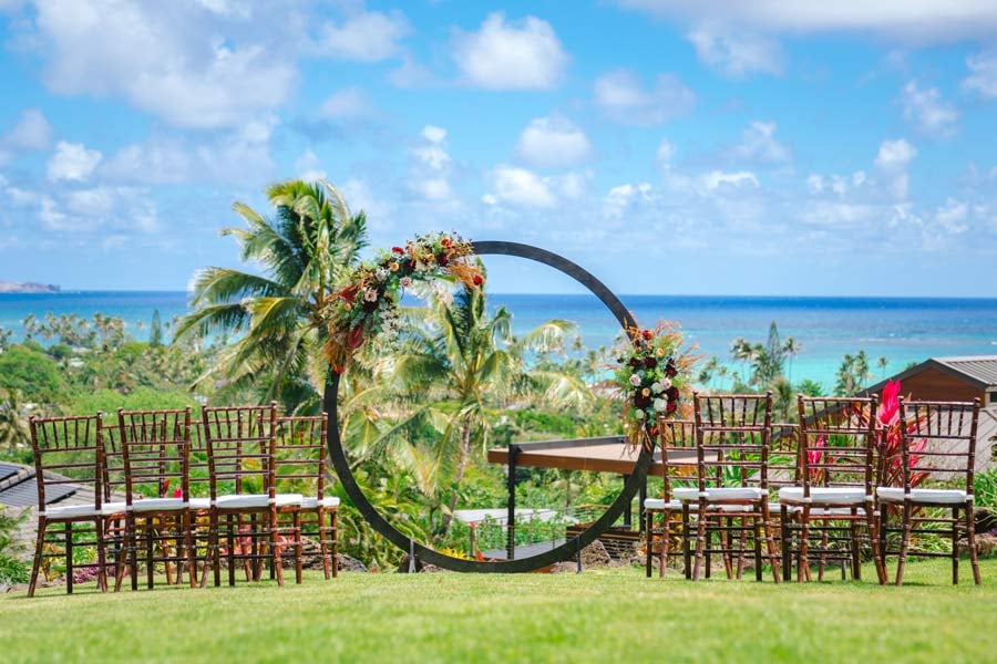 Lanikai Estate Hawaii Wedding Location 2879