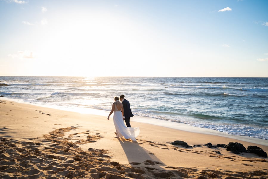 Sandy Beach Hawaii Wedding 2022 12