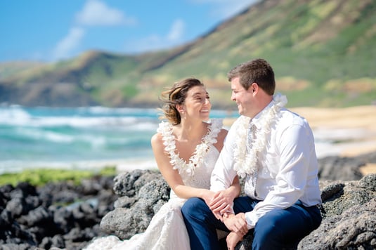 Sandy Beach Hawaii Wedding 2022 15