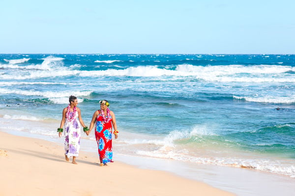 Sandy-Beach-Hawaii-Same-Sex-Wedding-Couple