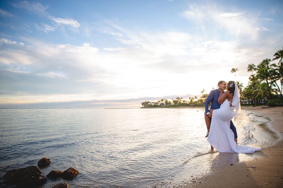 Waialae Beach Hawaii Wedding 25