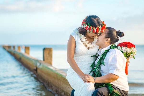 Waialae-Beach-Hawaii-Same-sex-Wedding