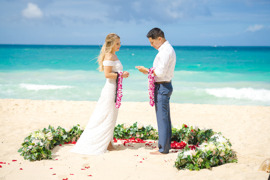 Flower Circle Wedding Setup Gallery Weddings of Hawaii